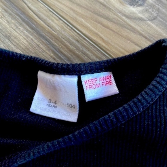 Zara kids 3-4 years black dress - Picture 2 of 3